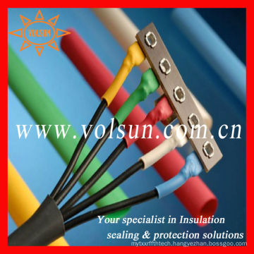 Colored Halogen free shrinkable heat insulating tape